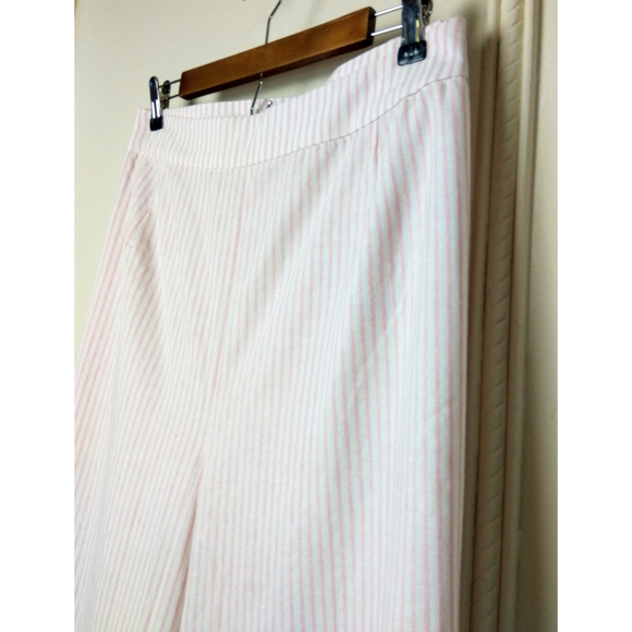 Lost Ink ASOS Wide Leg Ruffle Frill Hem Striped - Picture 6 of 10